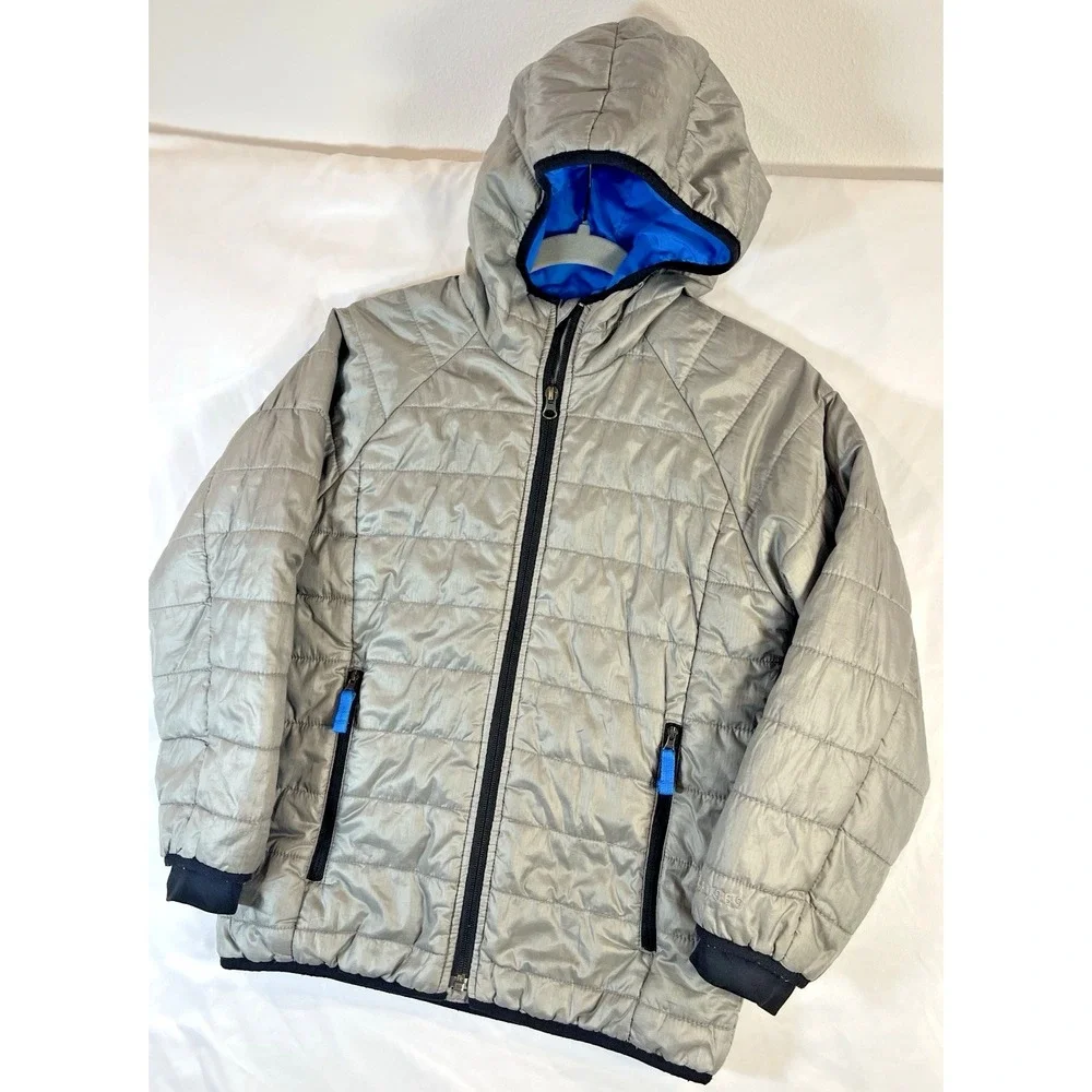 Gap Kids Puffer Jacket Medium (8-9) Regular Gray
